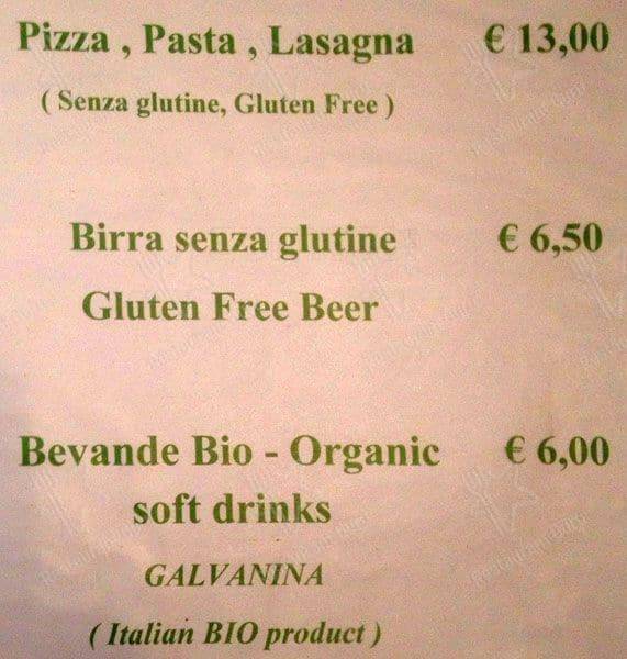 Carta de Pizza in Trevi