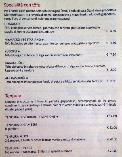 Menu di Doozo 