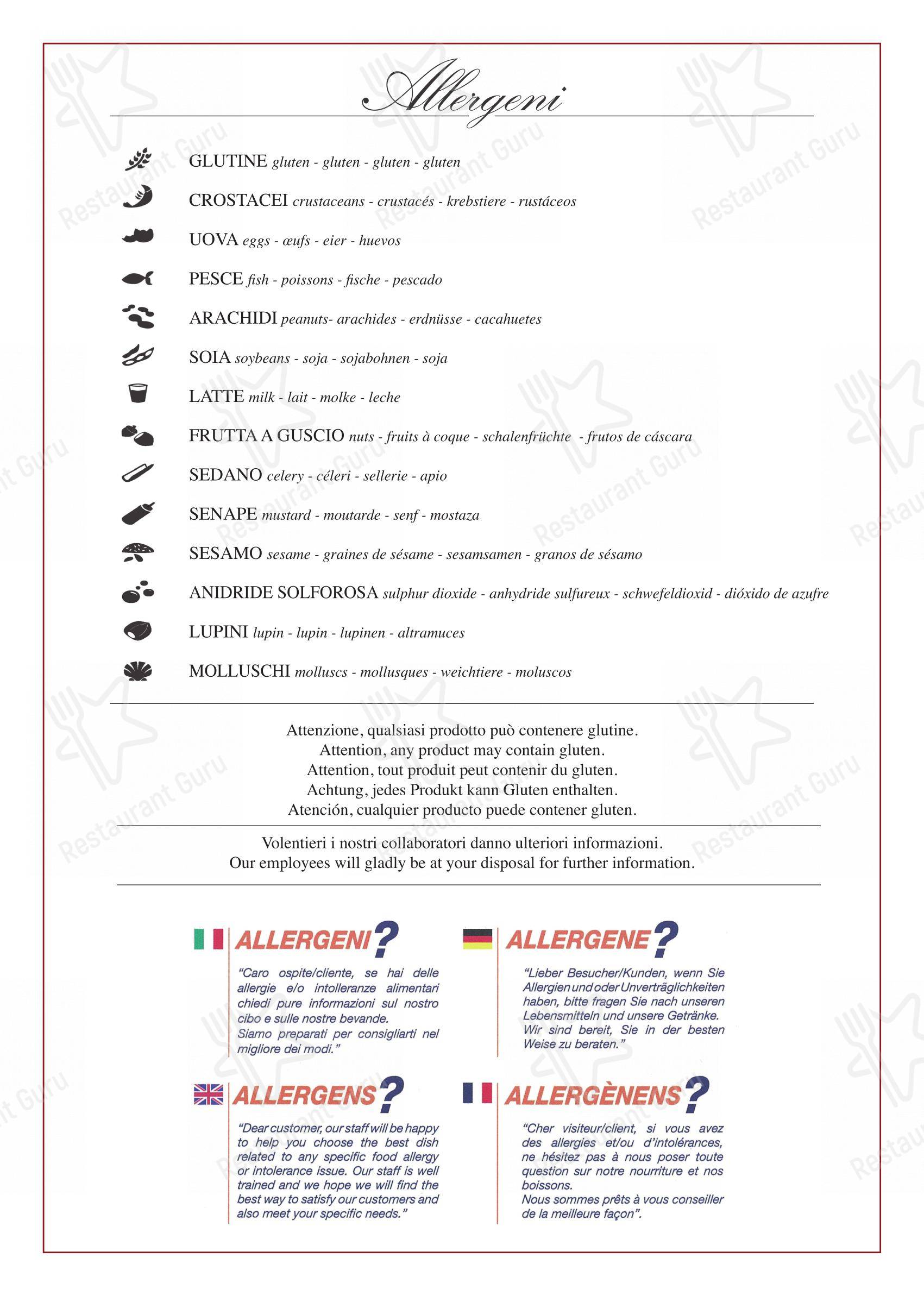 Menu per Antico Gatoleto Ristorante Pizzeria pizzeria