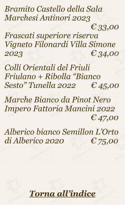 Menu di Checchino dal 1887 - 菜单