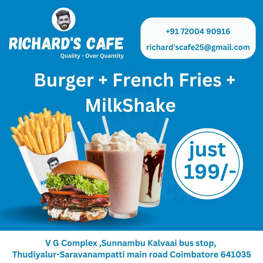 Richard’s Cafe menu