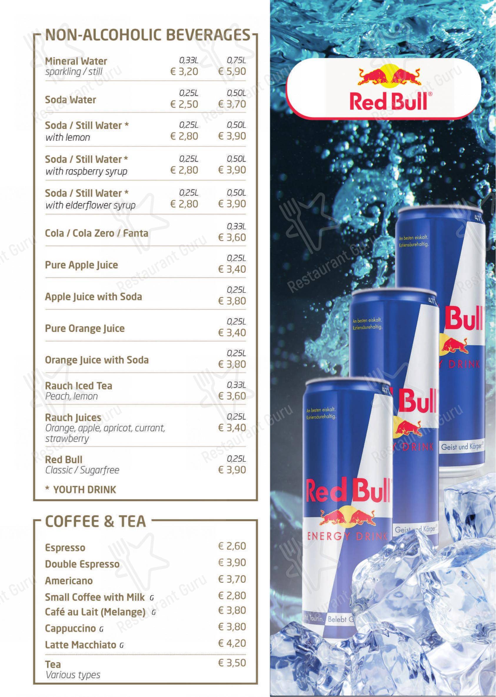 Menu pour Fiero Restaurant - Menu bar
