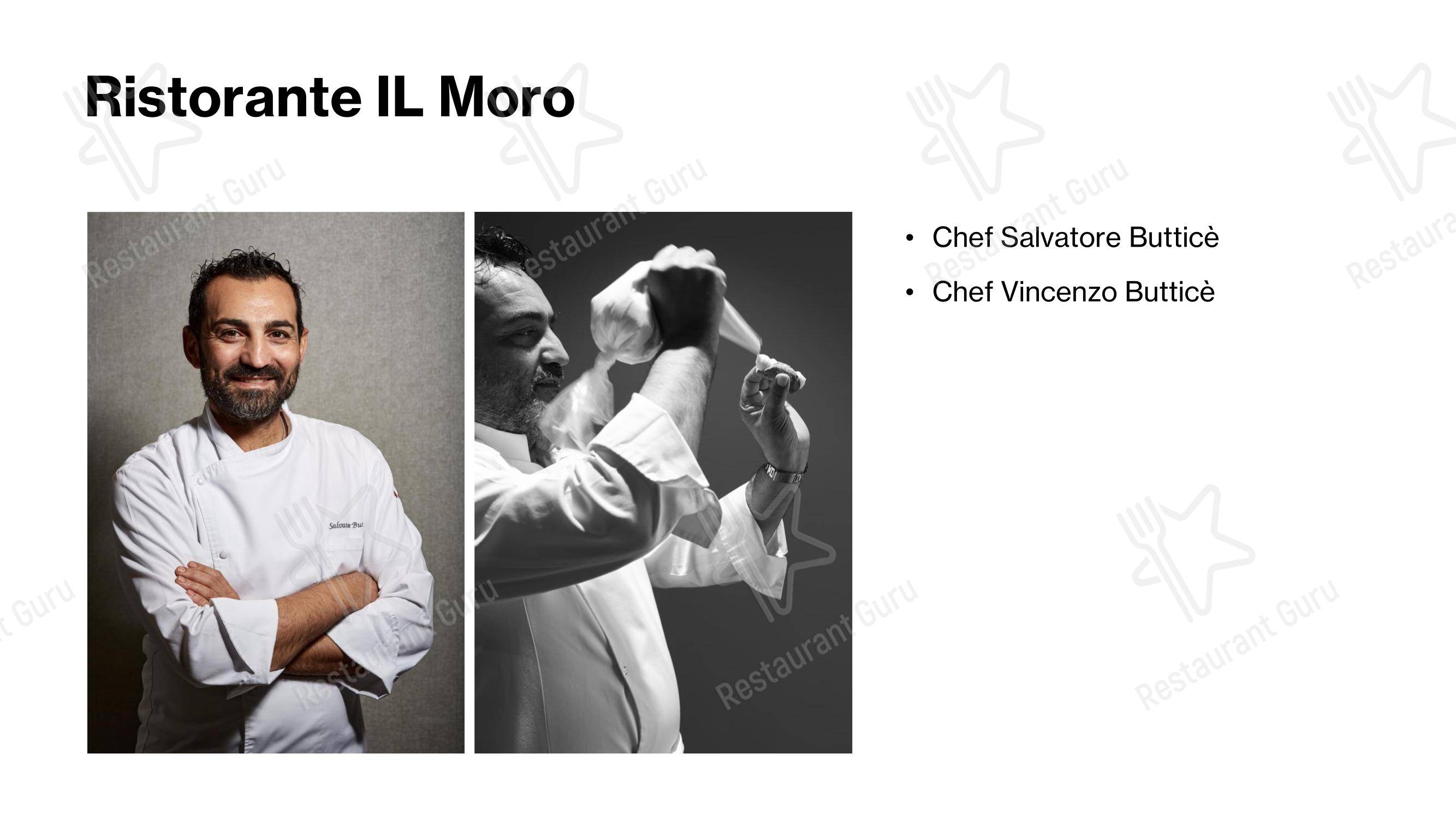 Menu bar per Il Moro Ristorante Monza ristorante