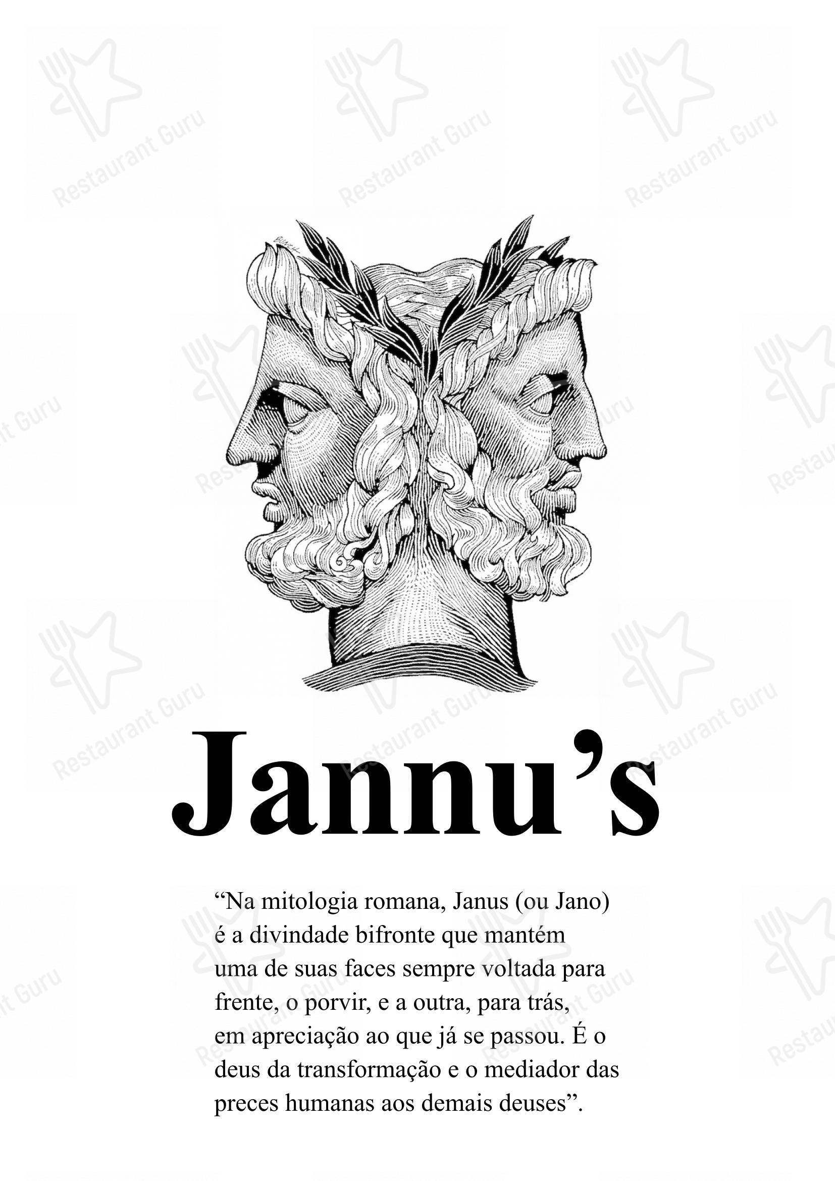 Menu para Jannu's Bistrô em Rio Branco