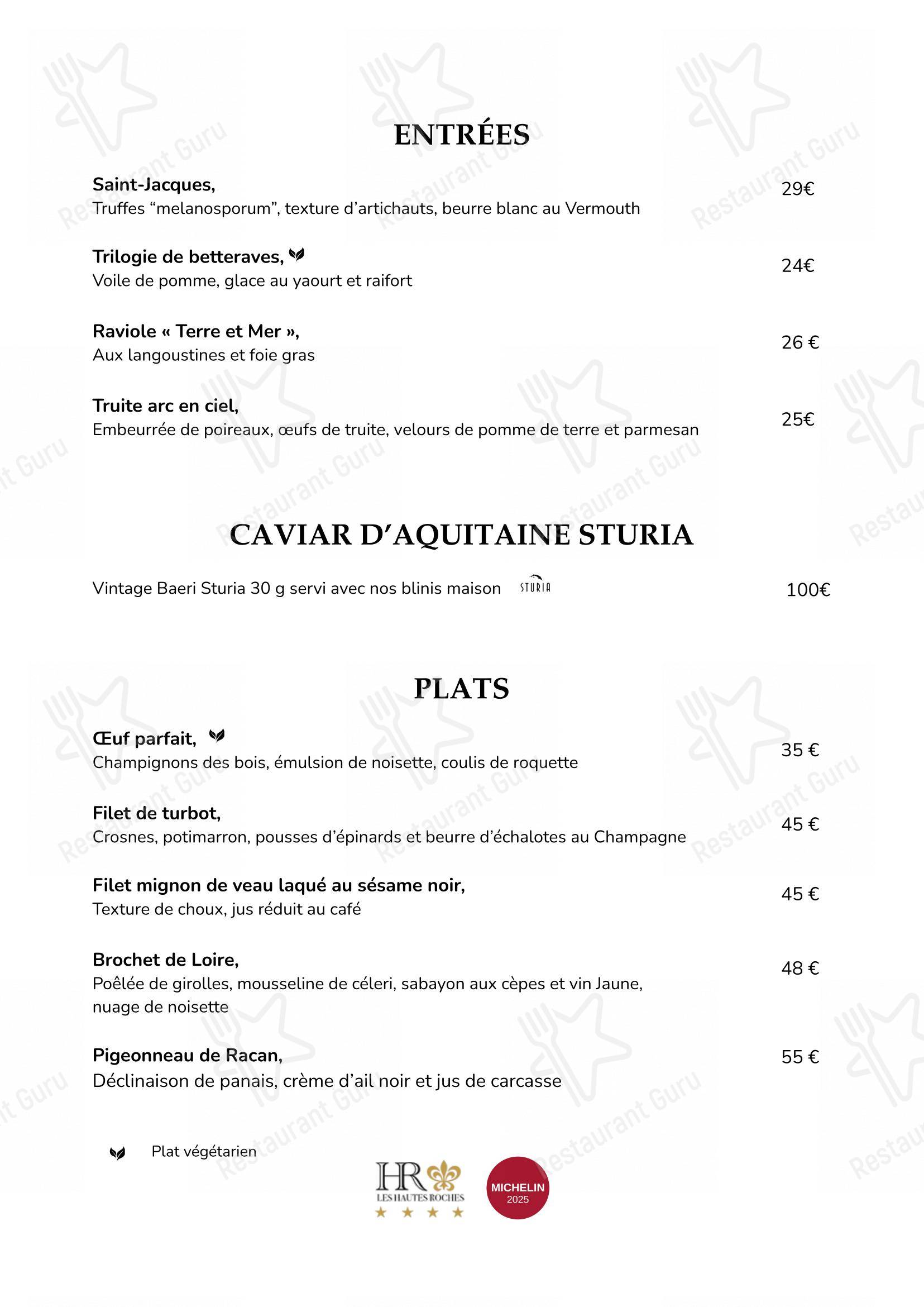 Детское pour Les Hautes Roches Restaurant Bistronomique dans Rochecorbon