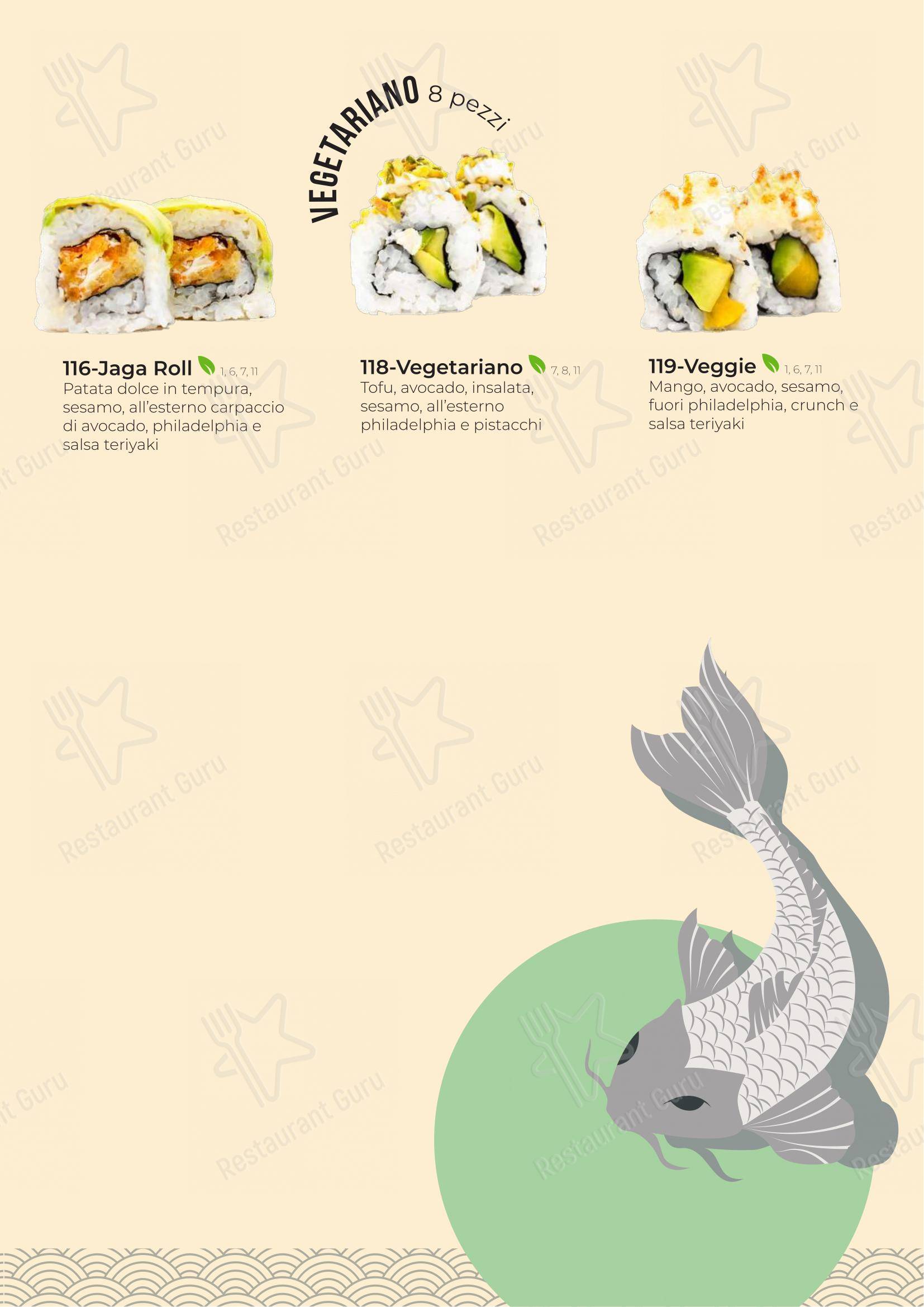 Long Sushi & Cocktails in Arese - 菜单