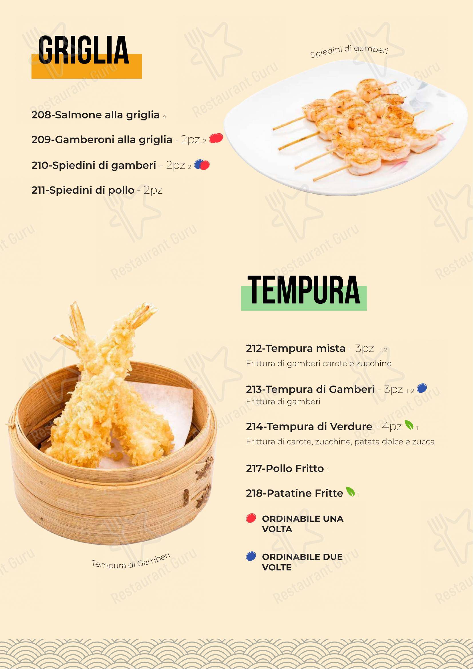 Menu di Long Sushi & Cocktails - 菜单