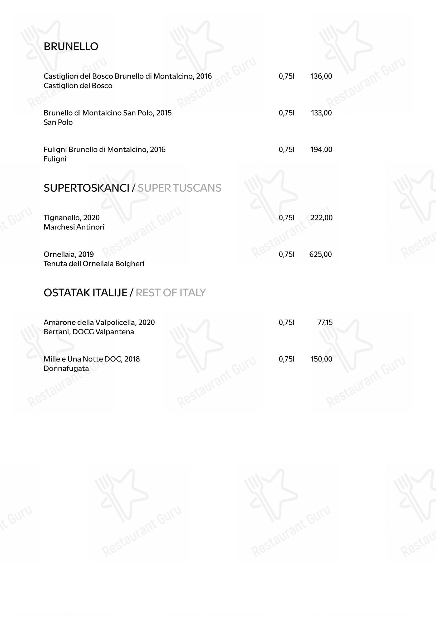 菜单 per Maredo grill ristorante