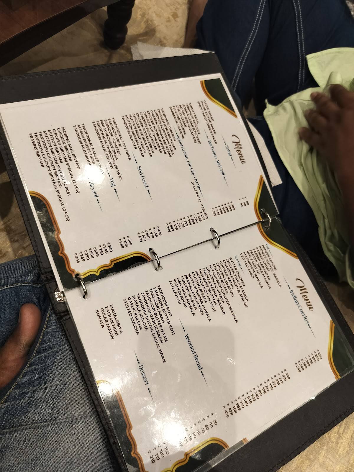 Mobina Restaurant Barrackpore menu