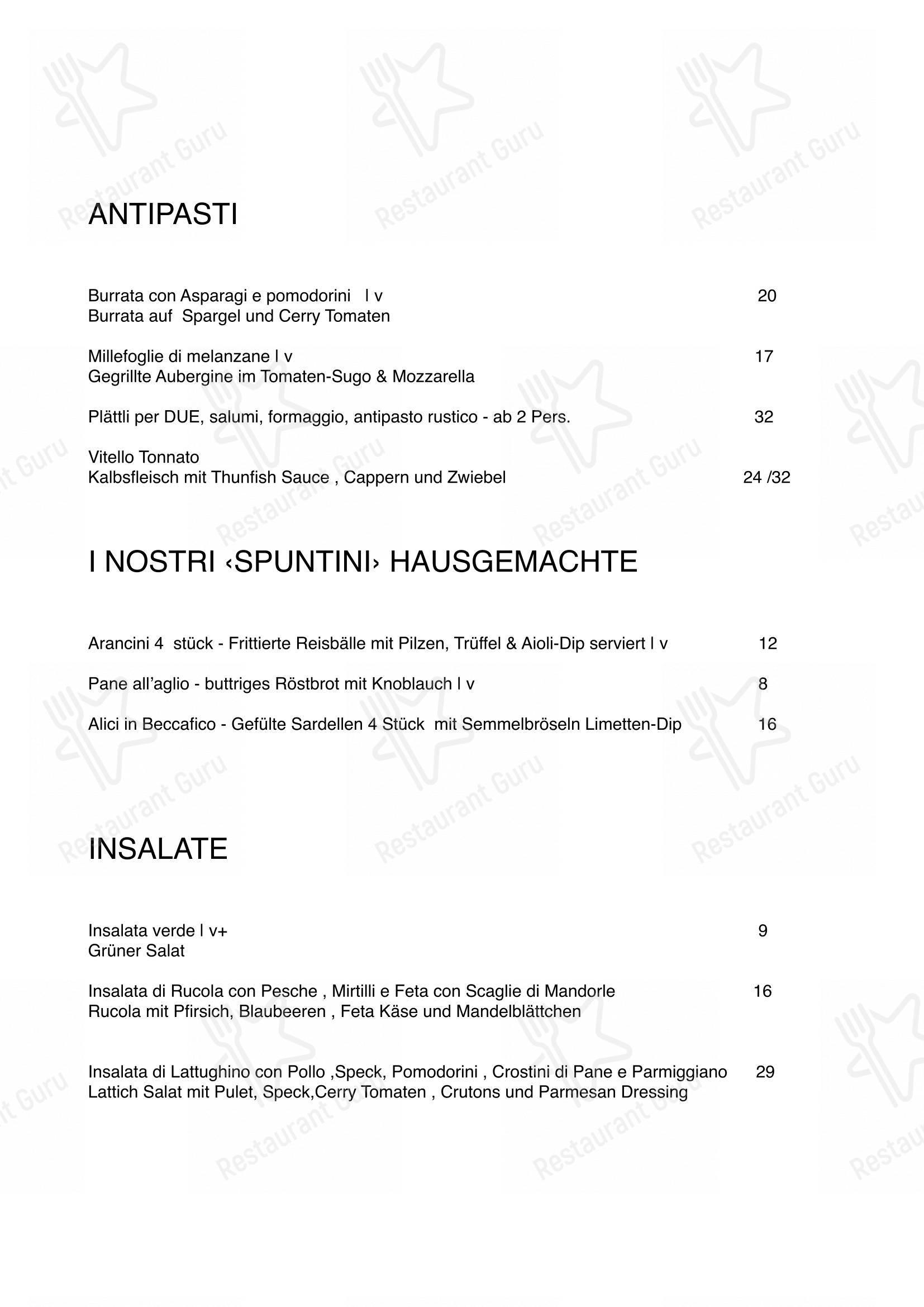 Restaurant Oxen in Wetzikon - Lunch Menu