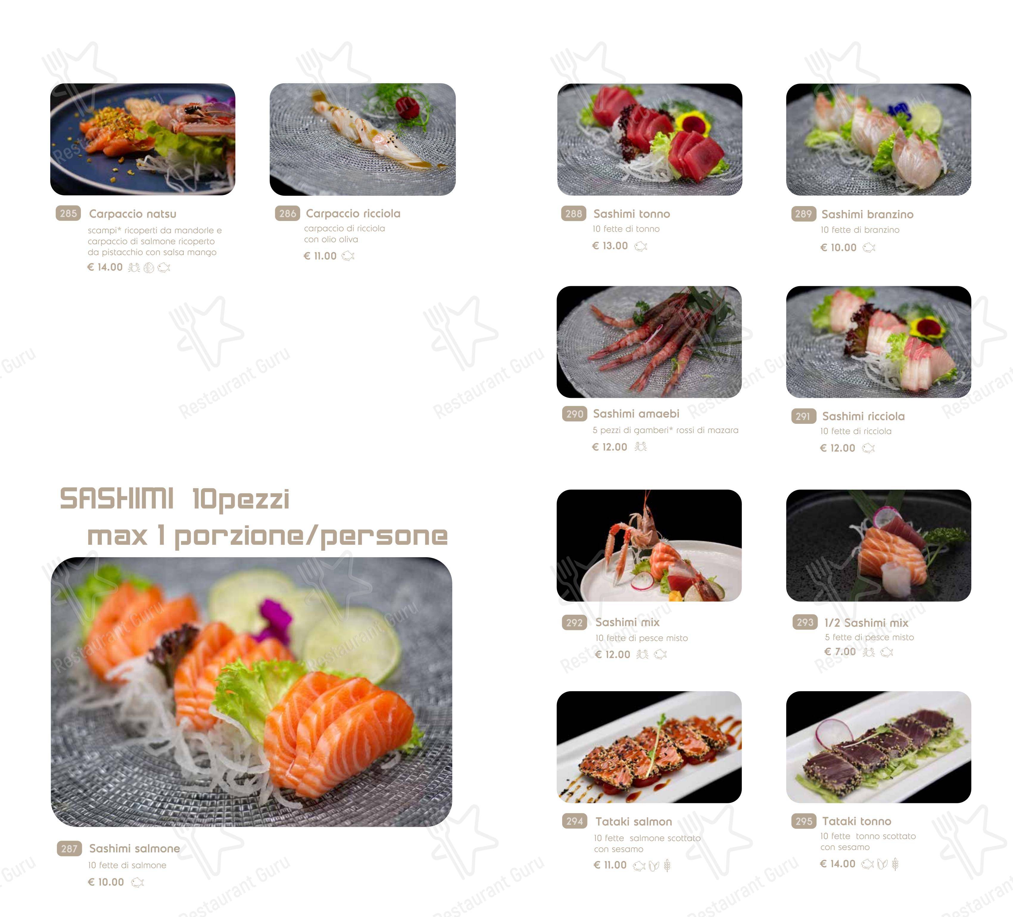 Основное меню per Hayashi Cremona ristorante