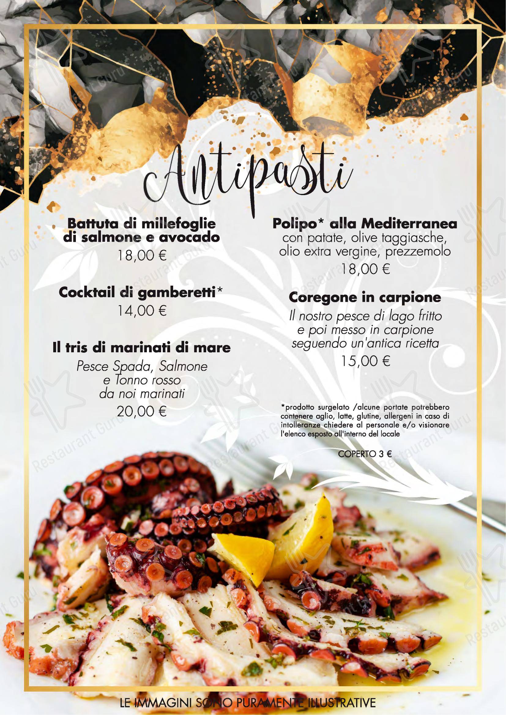 Menu per Seminara Restaurant in Viverone