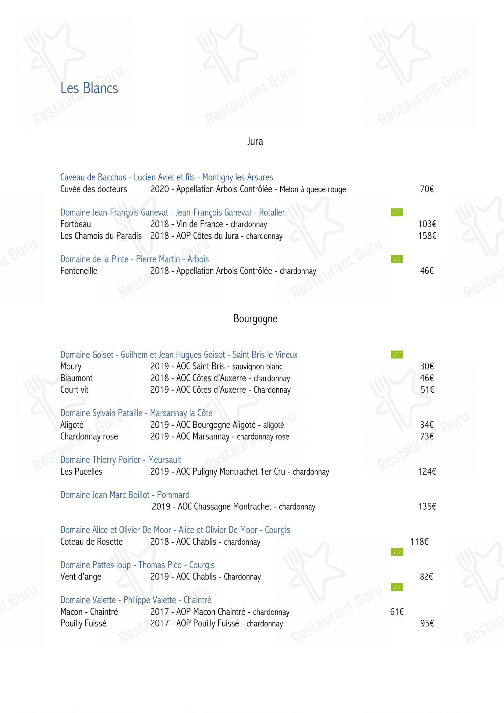 Menu pour SouKa Bistrot des Vins - Restaurant Caviste Bar a Vins dans Aniane