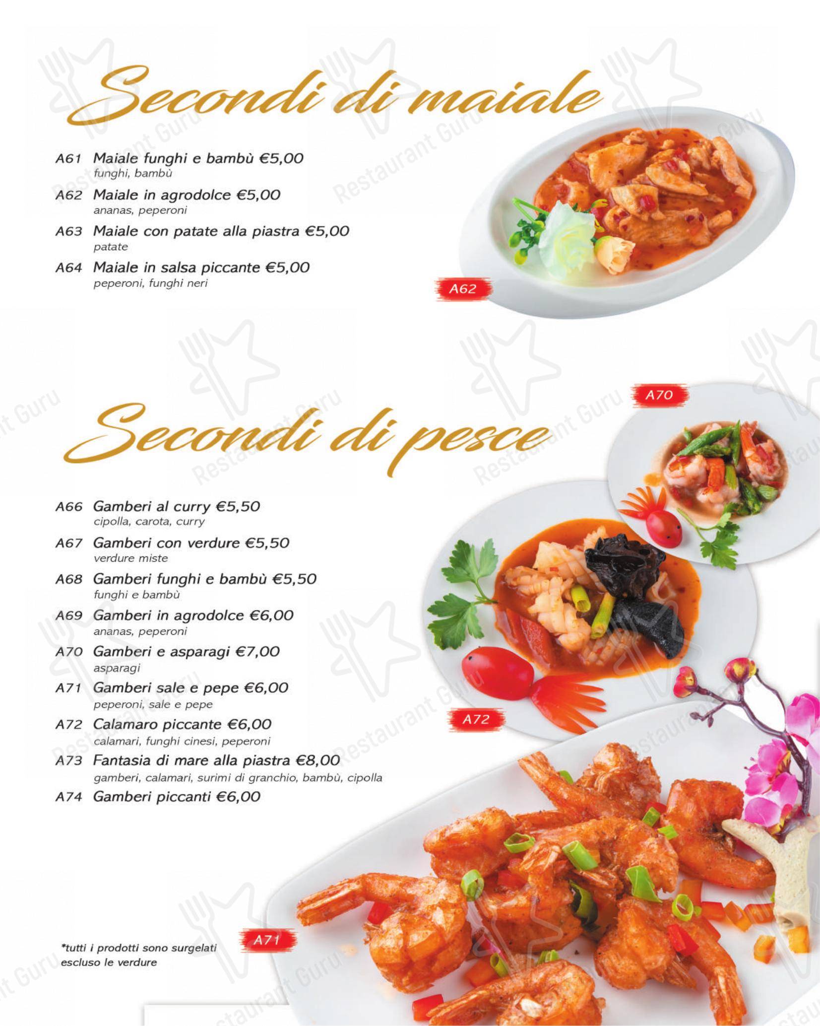 Menu per Yuki Sushi di carini in Carini