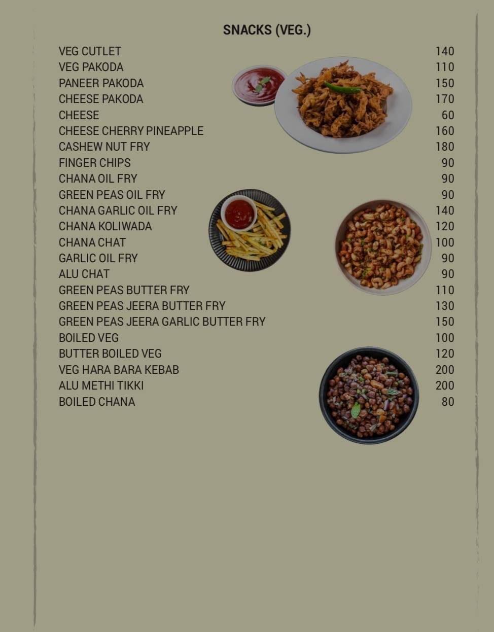 संदीप फॅमिली रेस्टॉरन्ट आणि बार menu