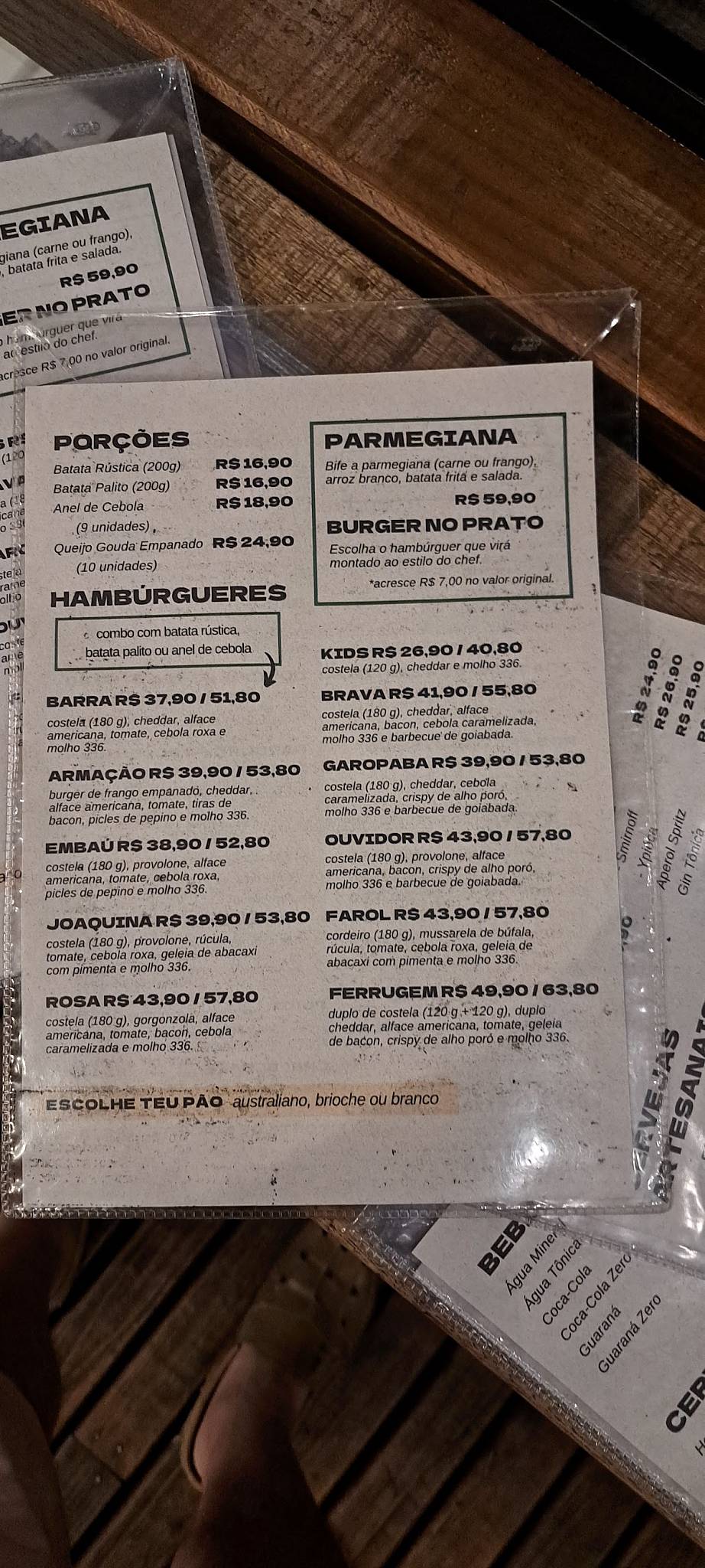 336 Hamburgueria cardápio