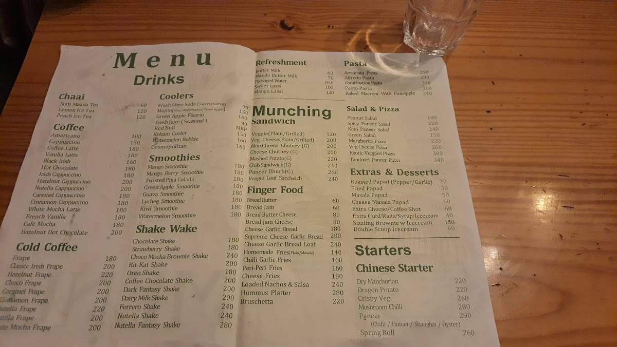 365 Global Kitchen menu