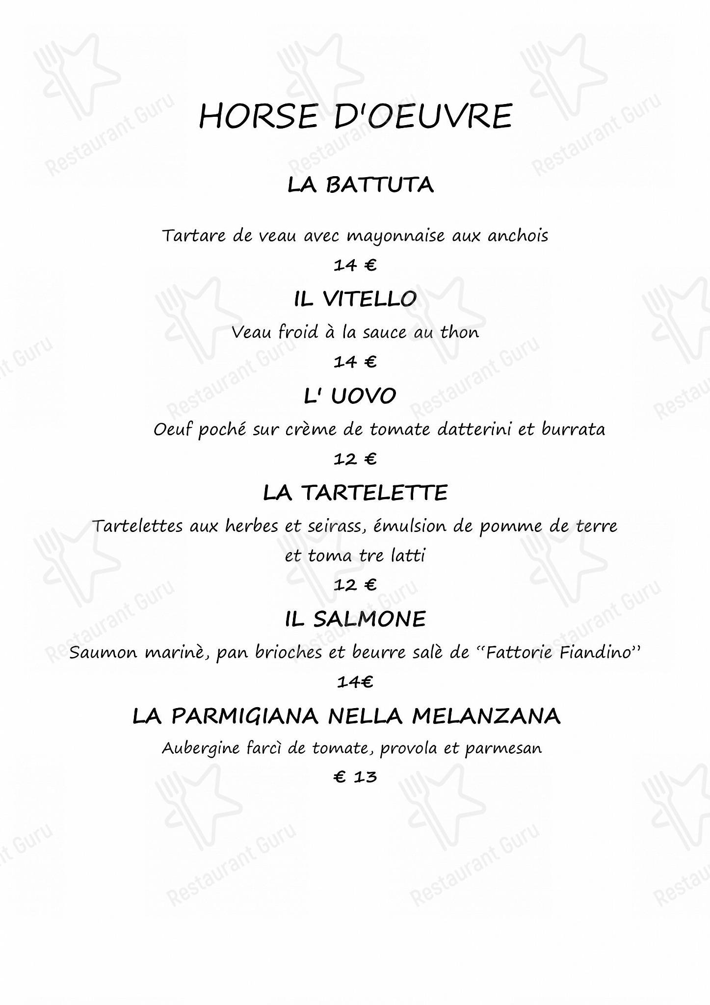 Menu di 4 Ciance - Breakfast Menu