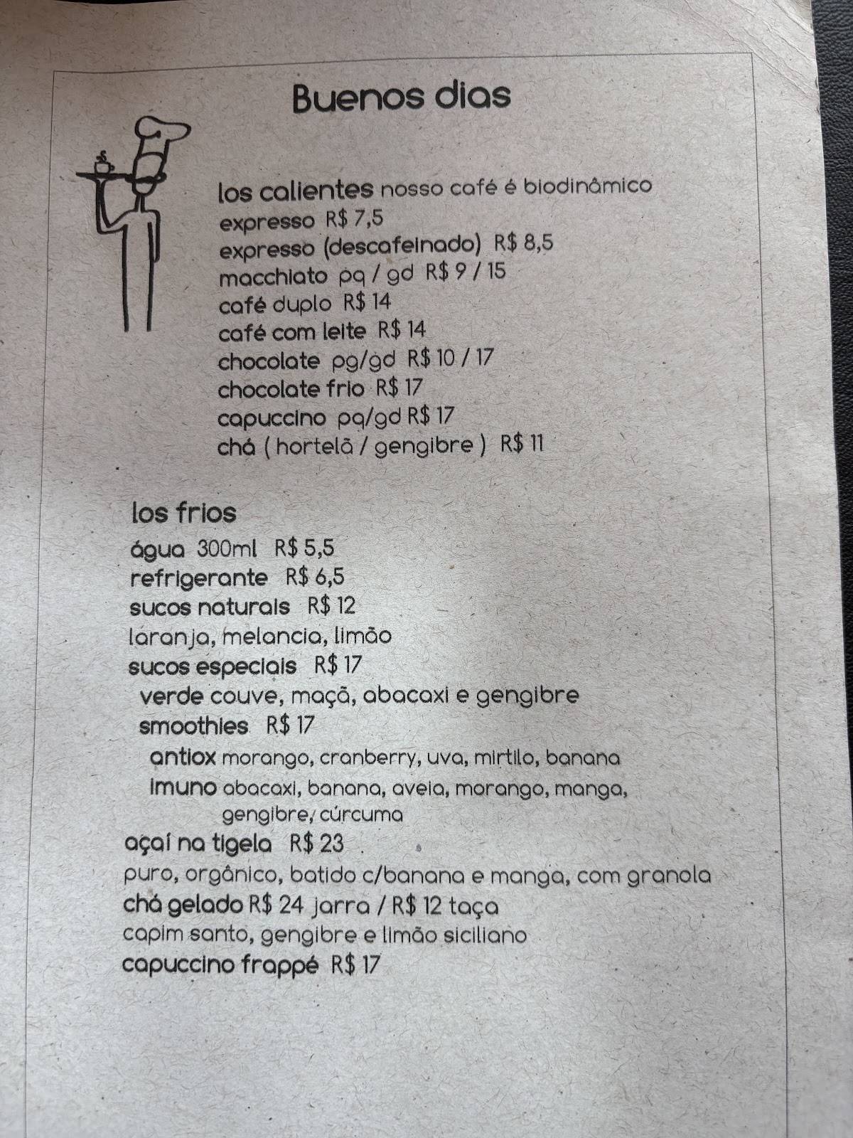 7 Molinos cardápio