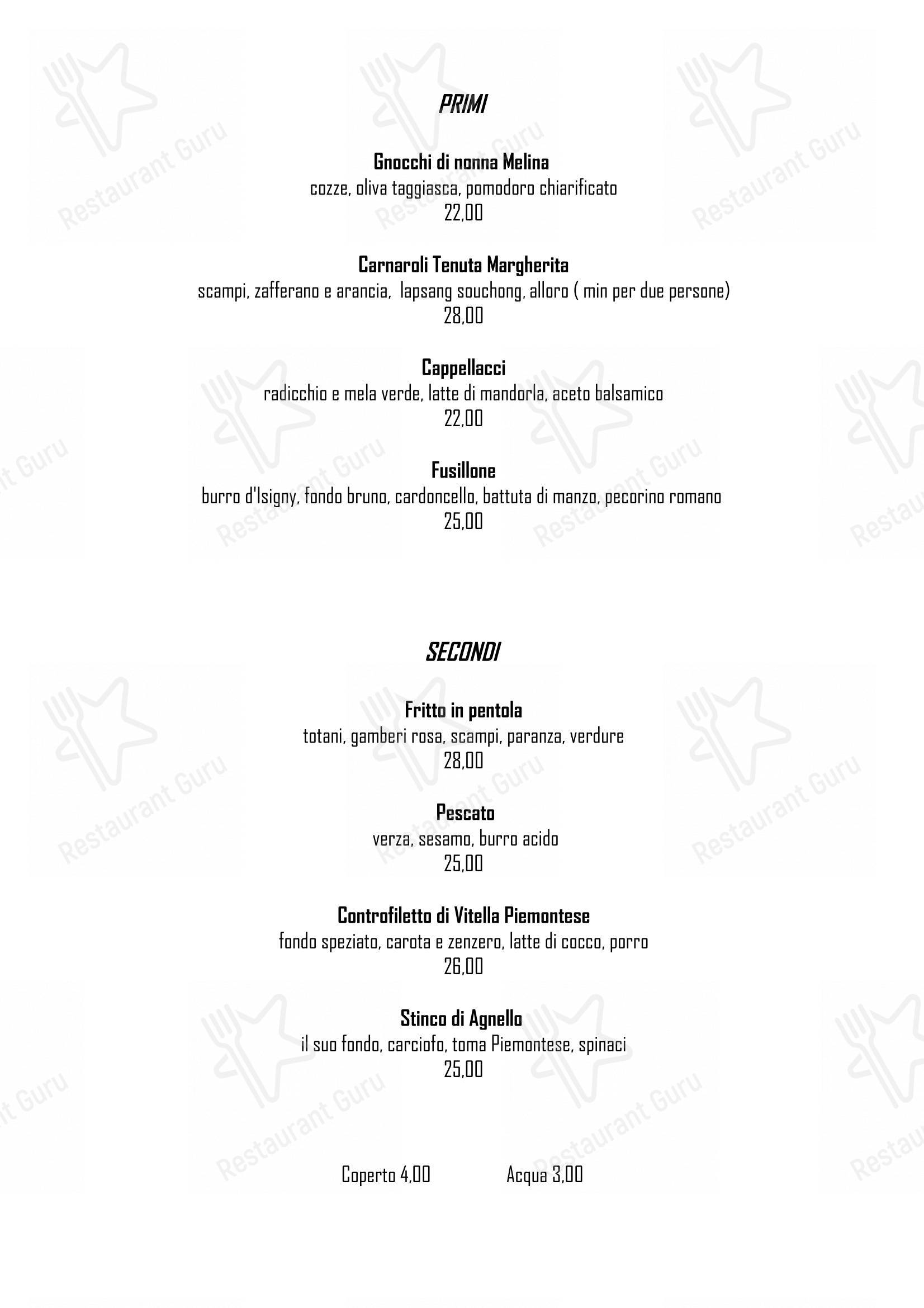 Menu di A Grillo Restaurant & Wine - Menu