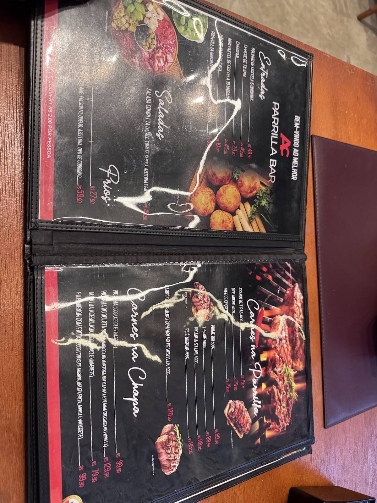 AC Parrilla Bar cardápio