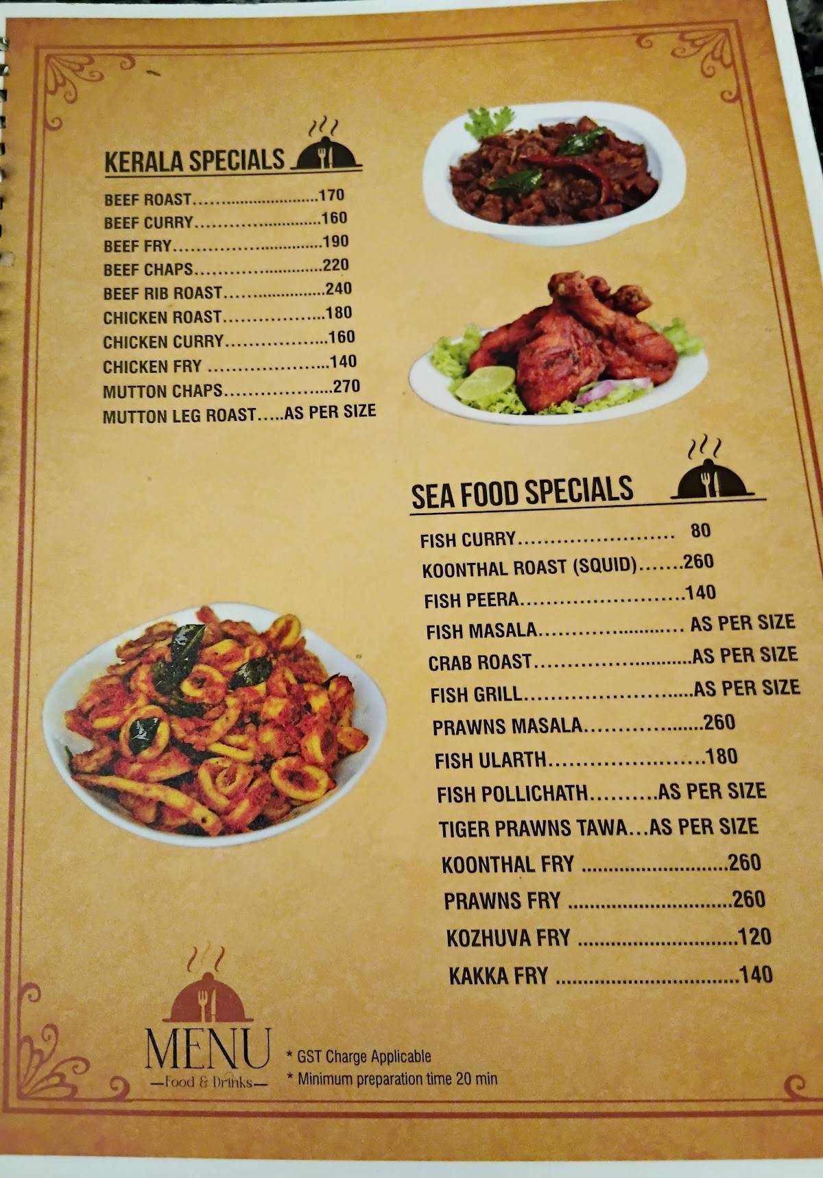 AL SAJ KITCHEN menu