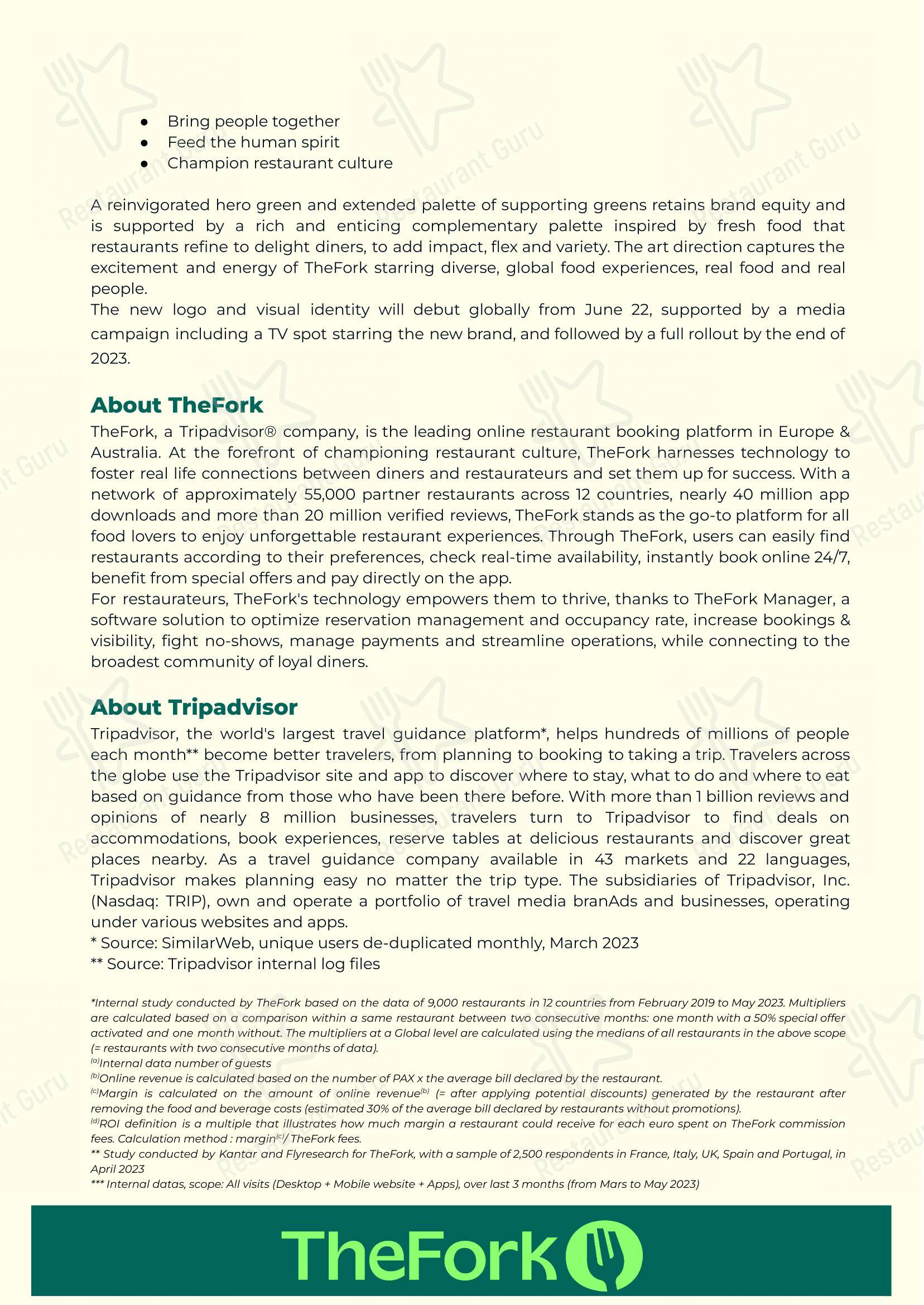 Menu per ALLORO ristorante