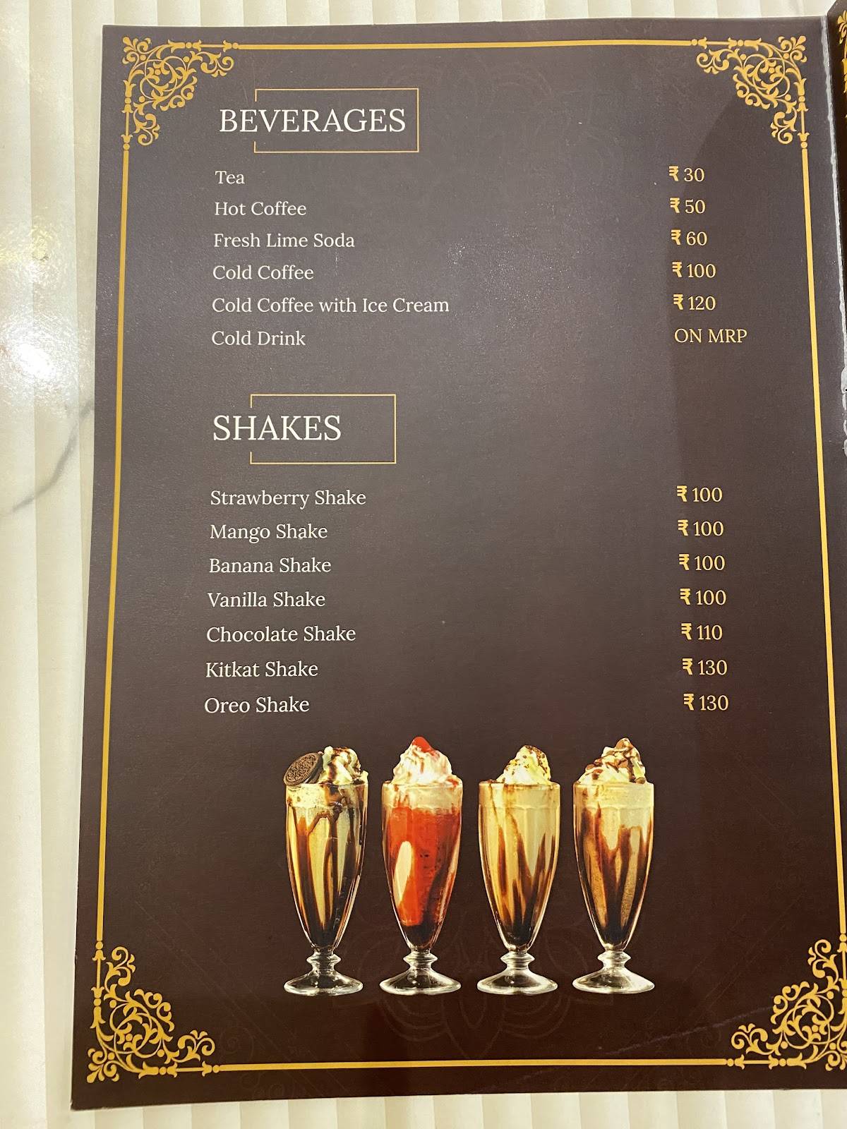 AMRITSRI KULCHA ROHTAK KALKI LOK menu