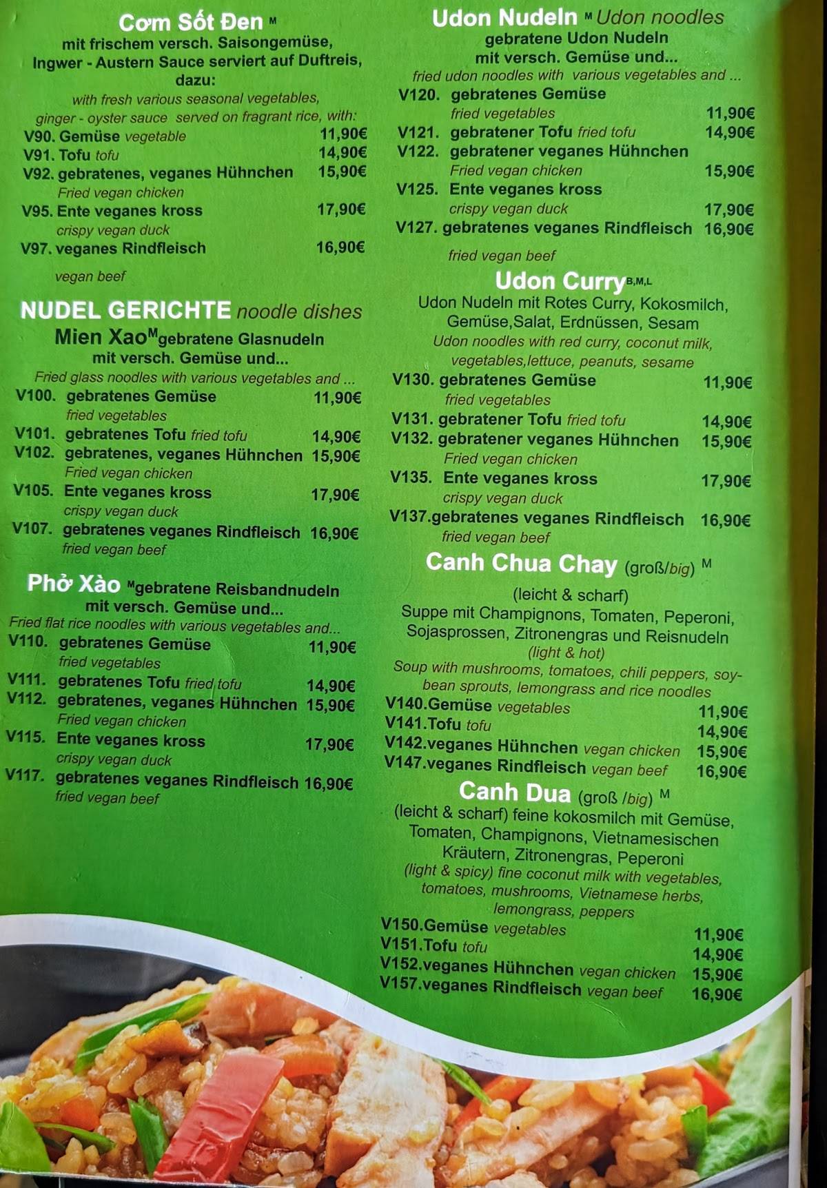 Speisekarte von AROMA Vietnamese Kitchen & Sushi Bar, Essen