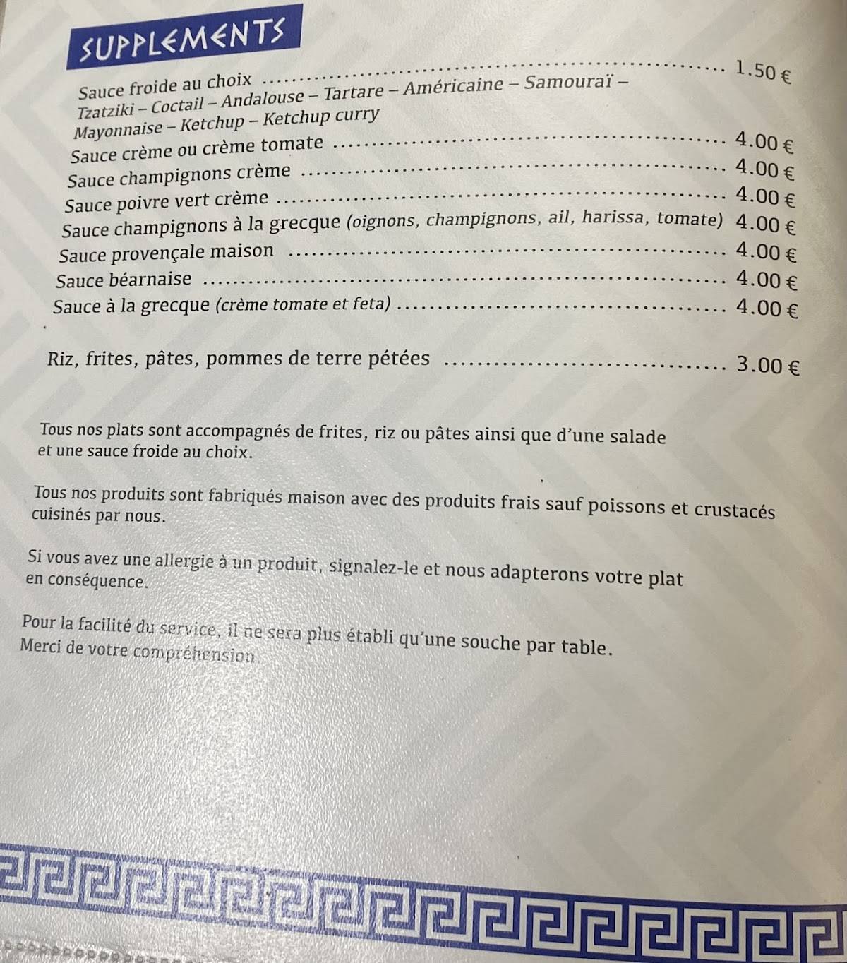 Menu de ATHENA