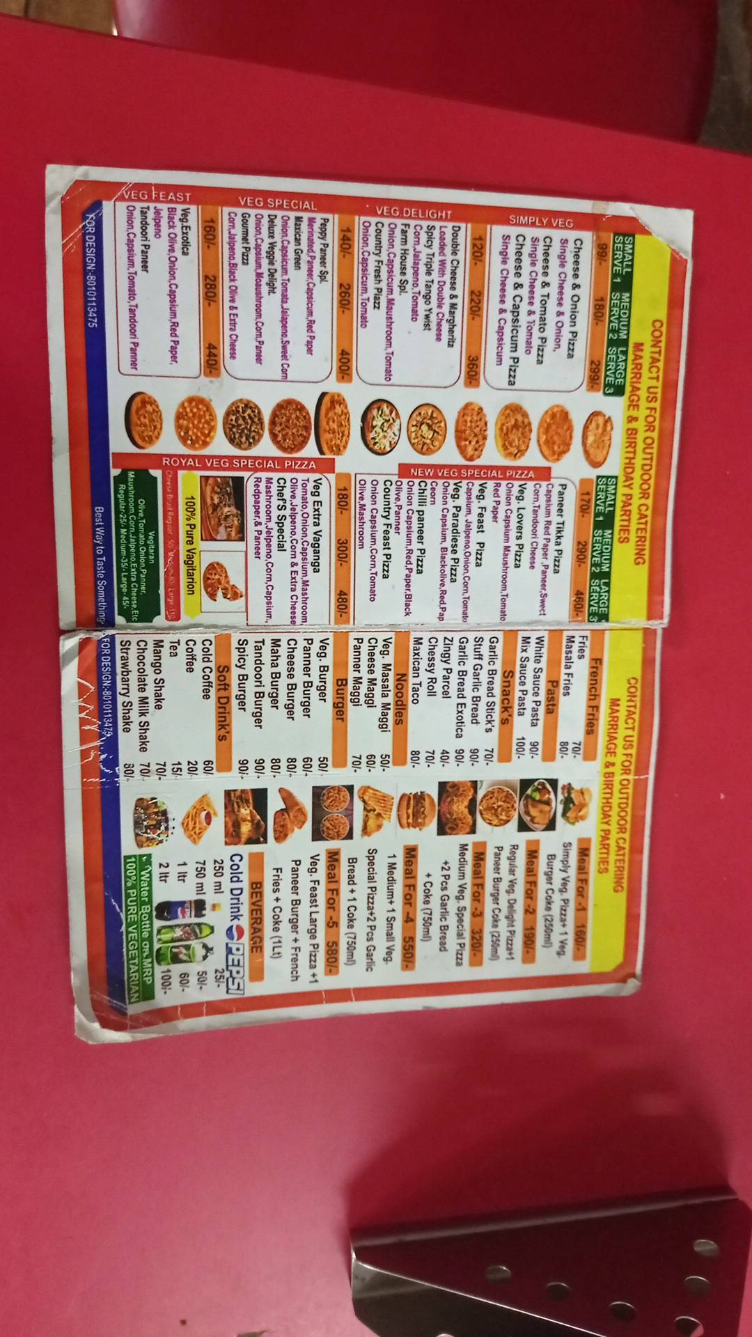 Ad Pizza Hub Mainpuri menu