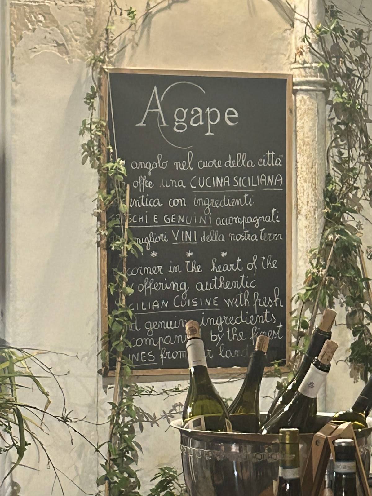 Menu di Agape 