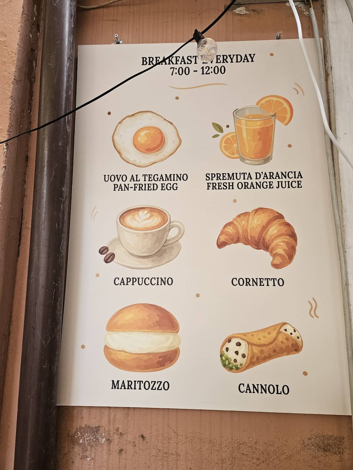 Menu di Al Biscione Cafė 1965 - CIBO e VINI 