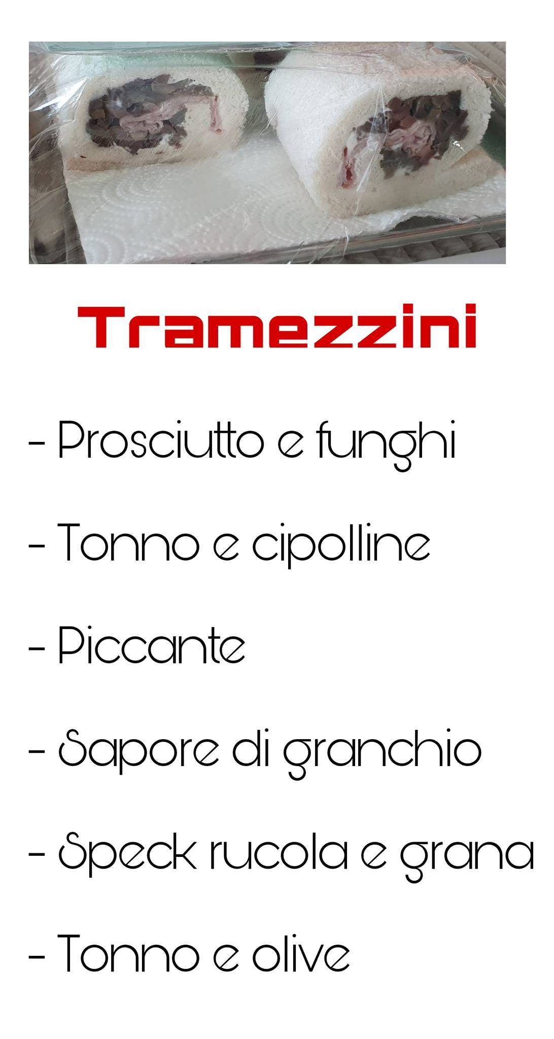Menu di Al Ponte • snack-bar since 1968 