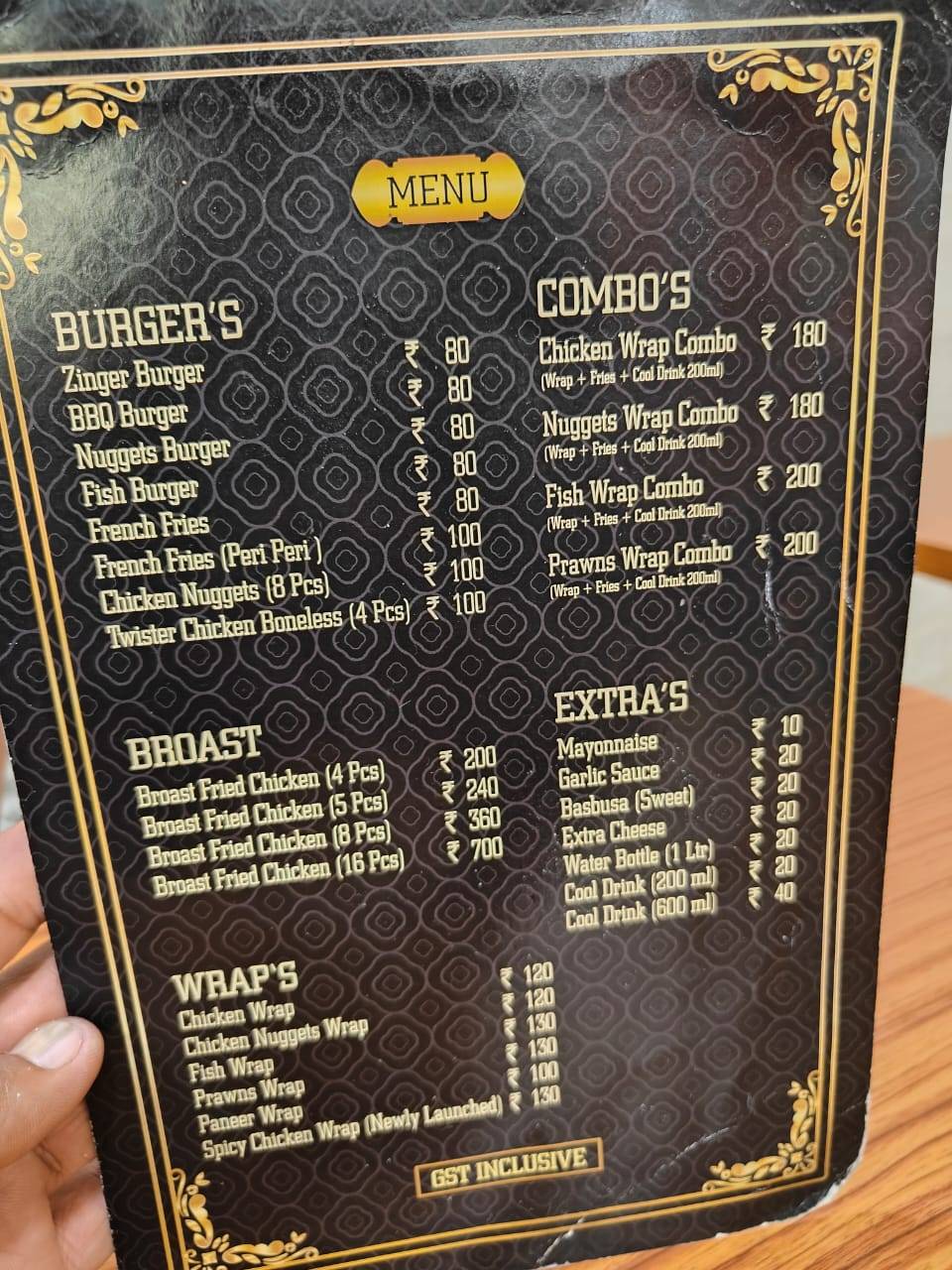 Al Rabea Al Arabi Cafeteria menu