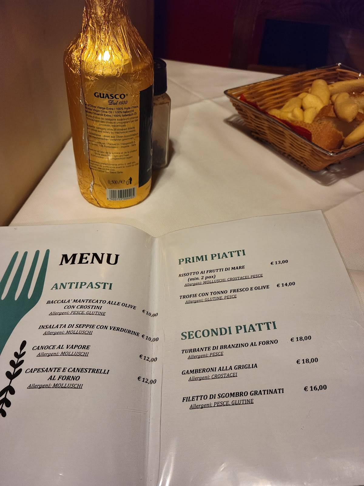 Menu di Al Teston 