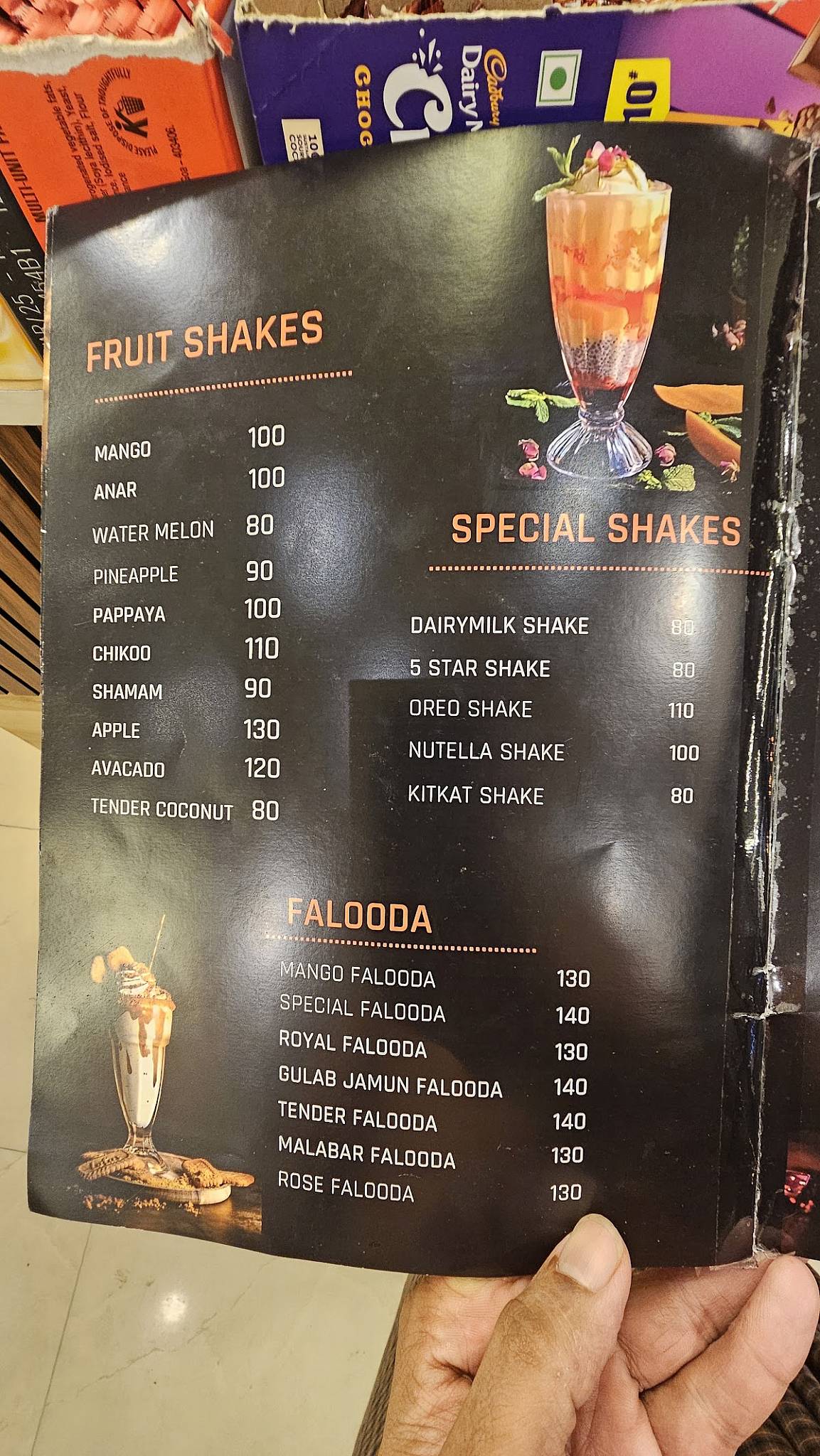 Janatha Hotel menu