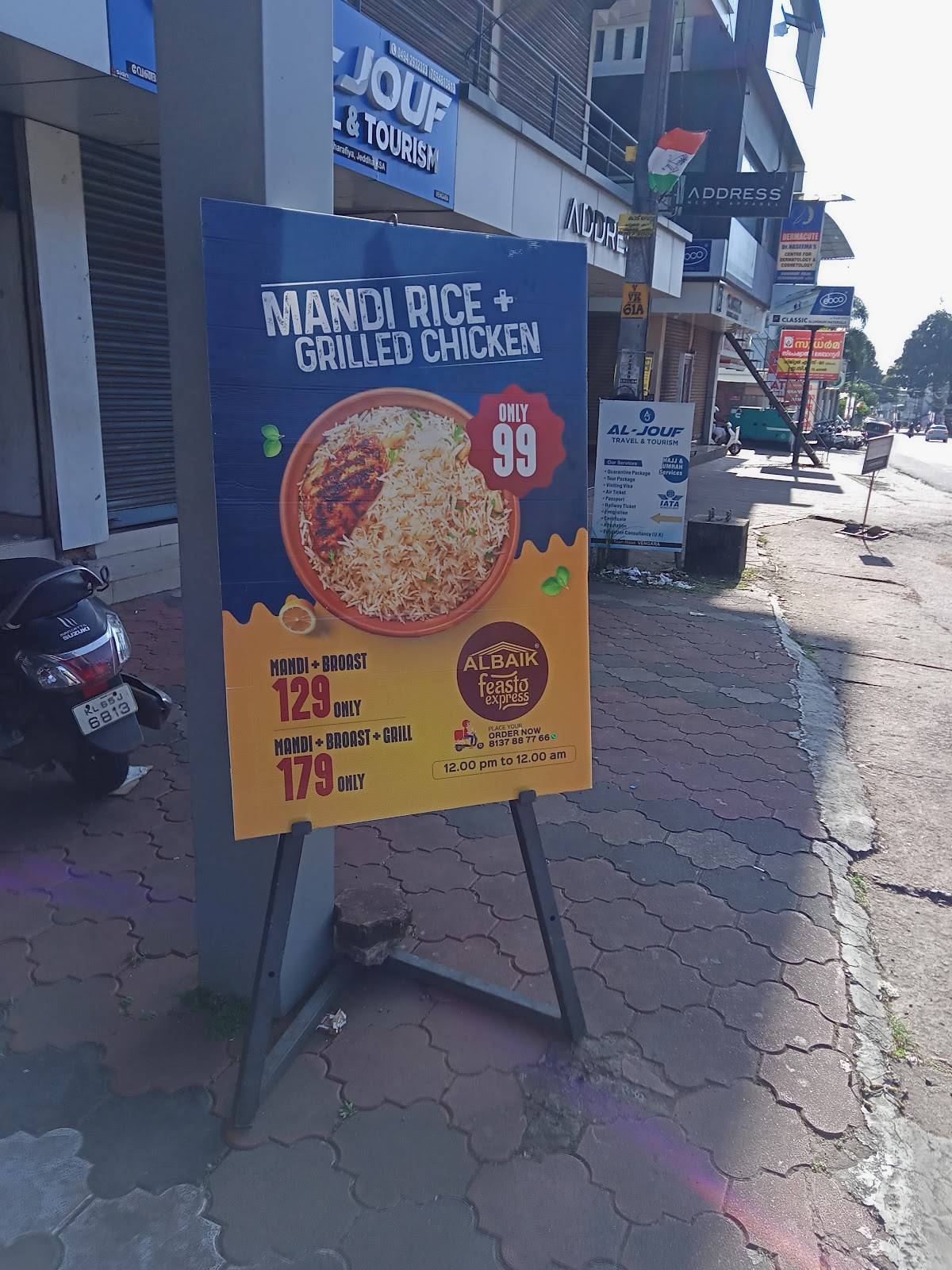 Albaik Feasto Express menu