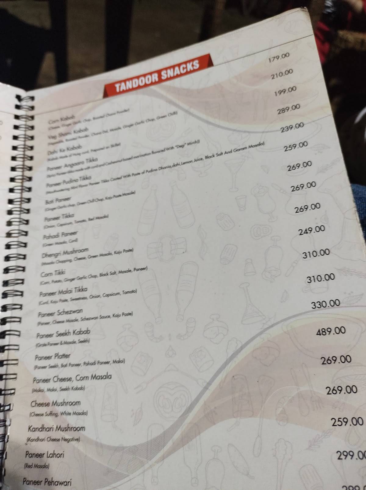Menu at Alfresco The Cafe & Restro, Indore, Behind MEDI Caps