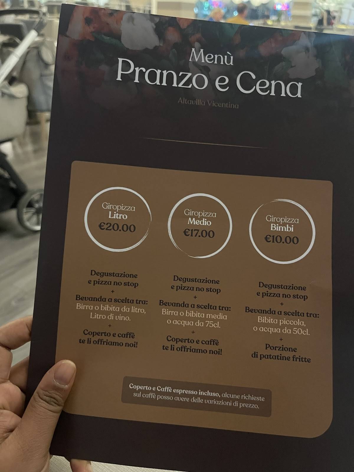 Menu di Tourlè LaPizzeria e ilGrill Altavilla Vicentina 