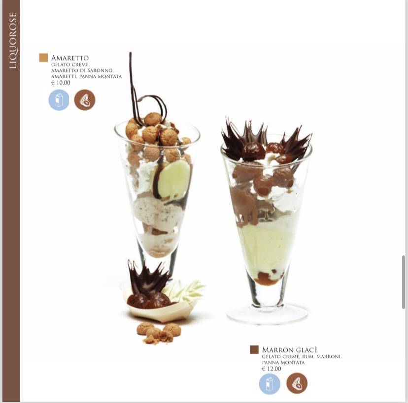 Menu di Gelateria Cioccolateria Oasi 