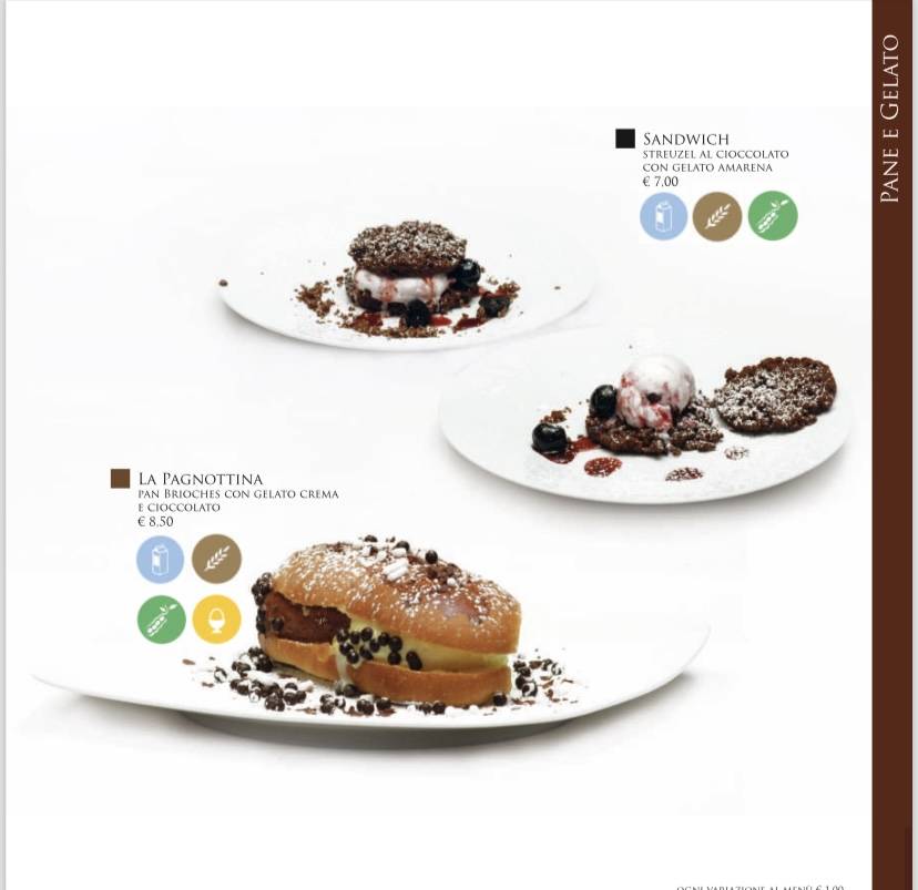 Menu di Gelateria Cioccolateria Oasi 