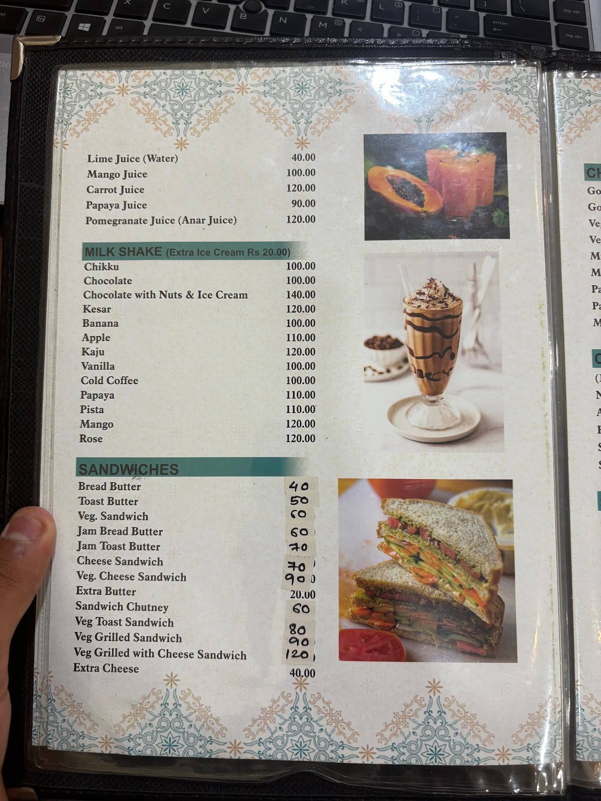 Annapurna Pure Veg Family Restaurant menu