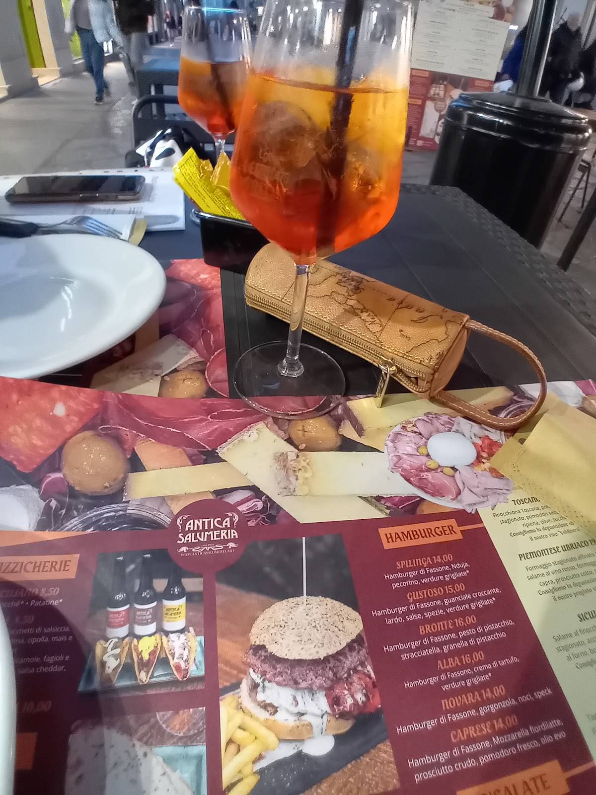 Menu di Antica Salumeria 