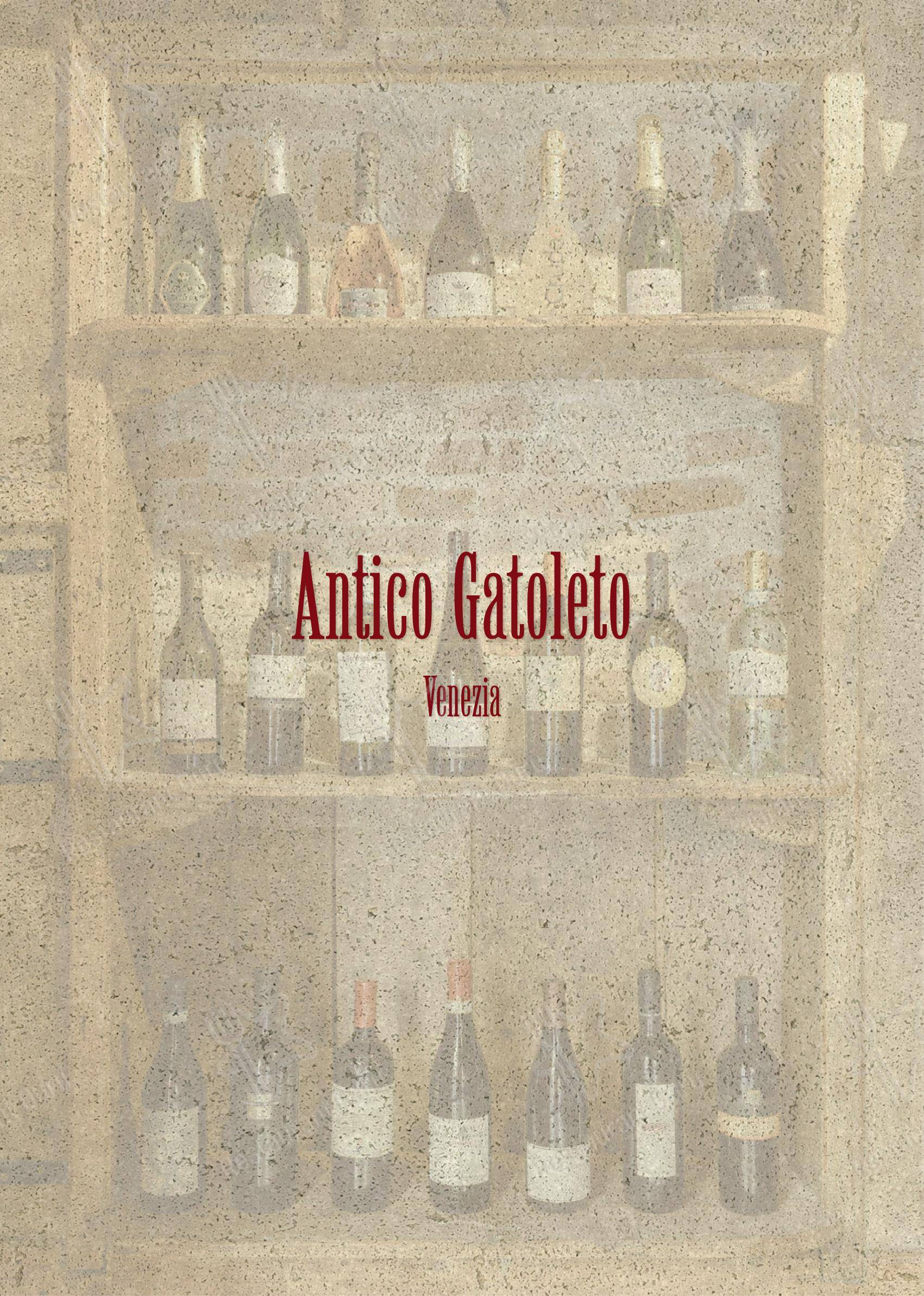 Menu per Antico Gatoleto Ristorante Pizzeria in Venezia