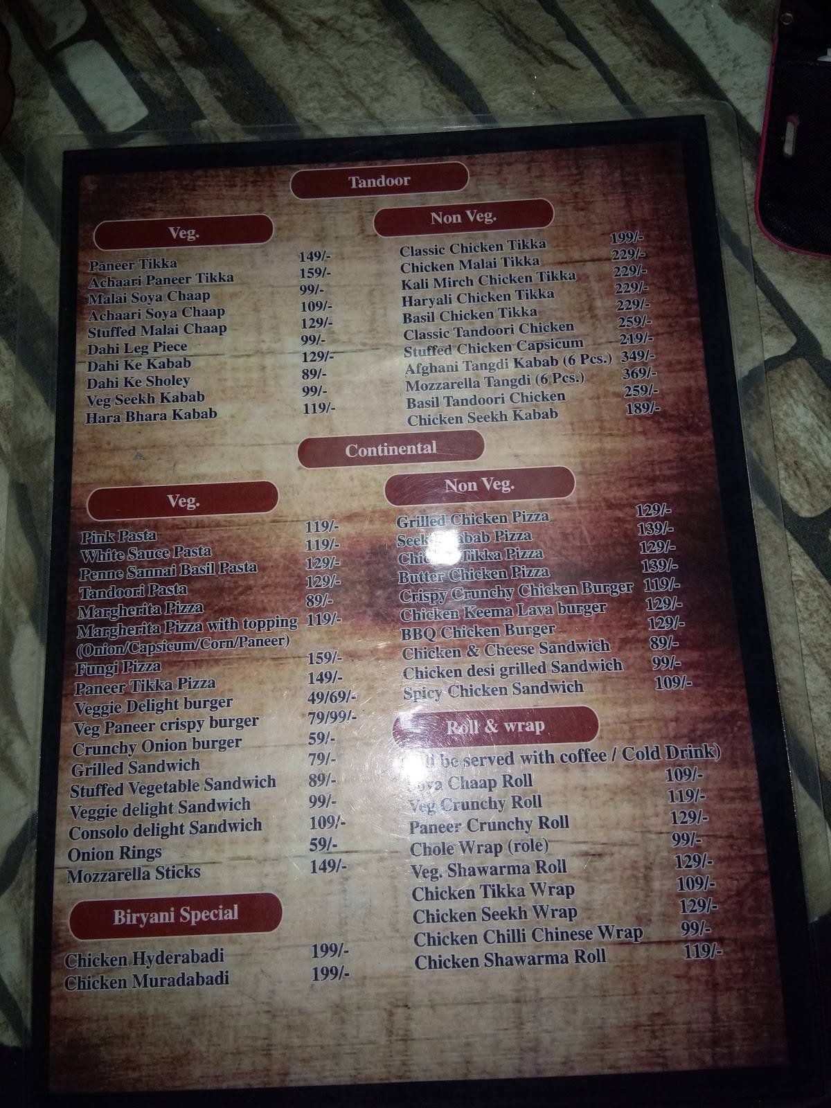 Apni Tapri menu