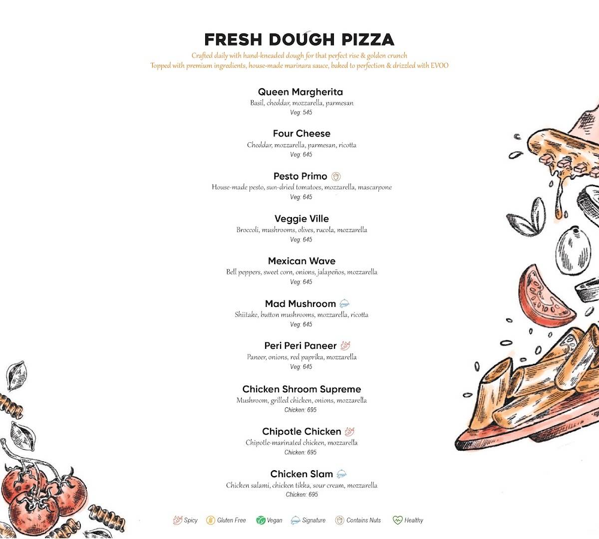 Appetito menu
