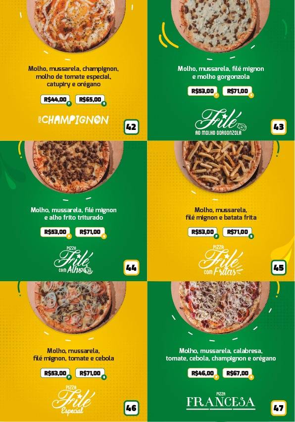 Pizzaria do Dezoito - Pizzaria Delivery em Araxá cardápio