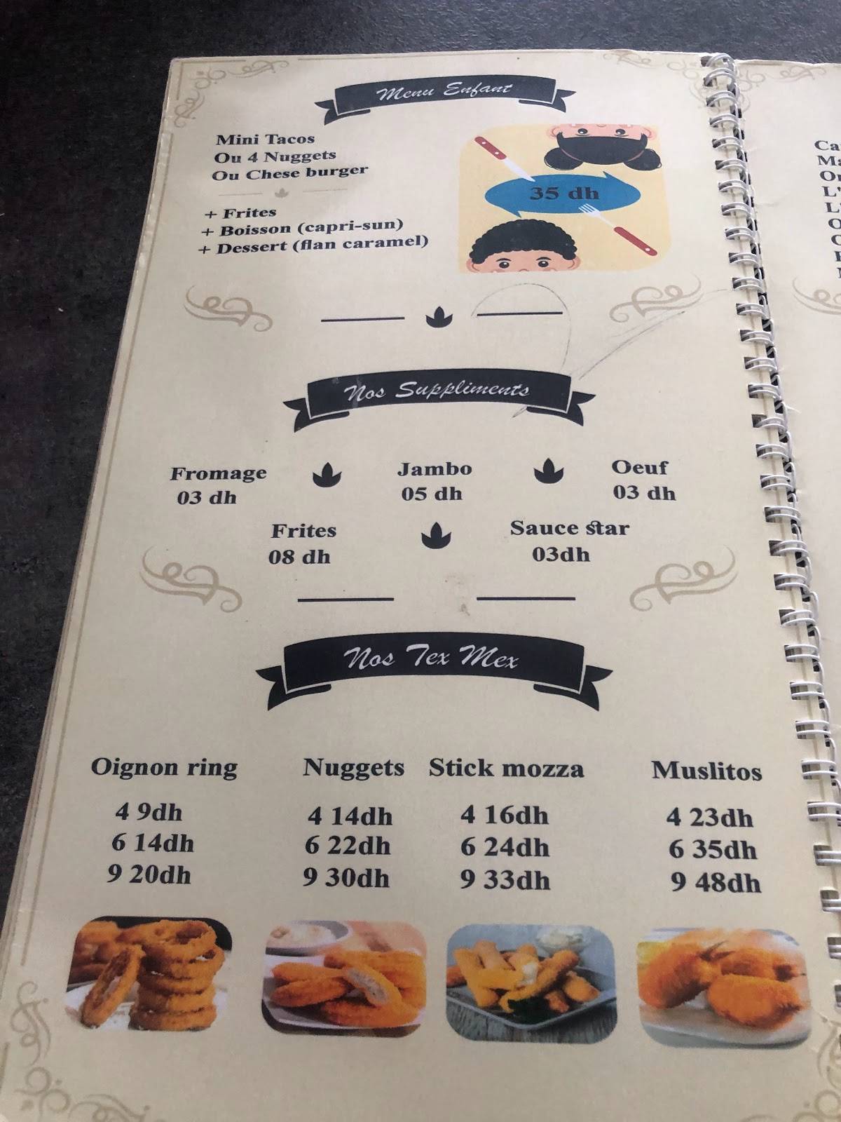 Menu de Arizona
