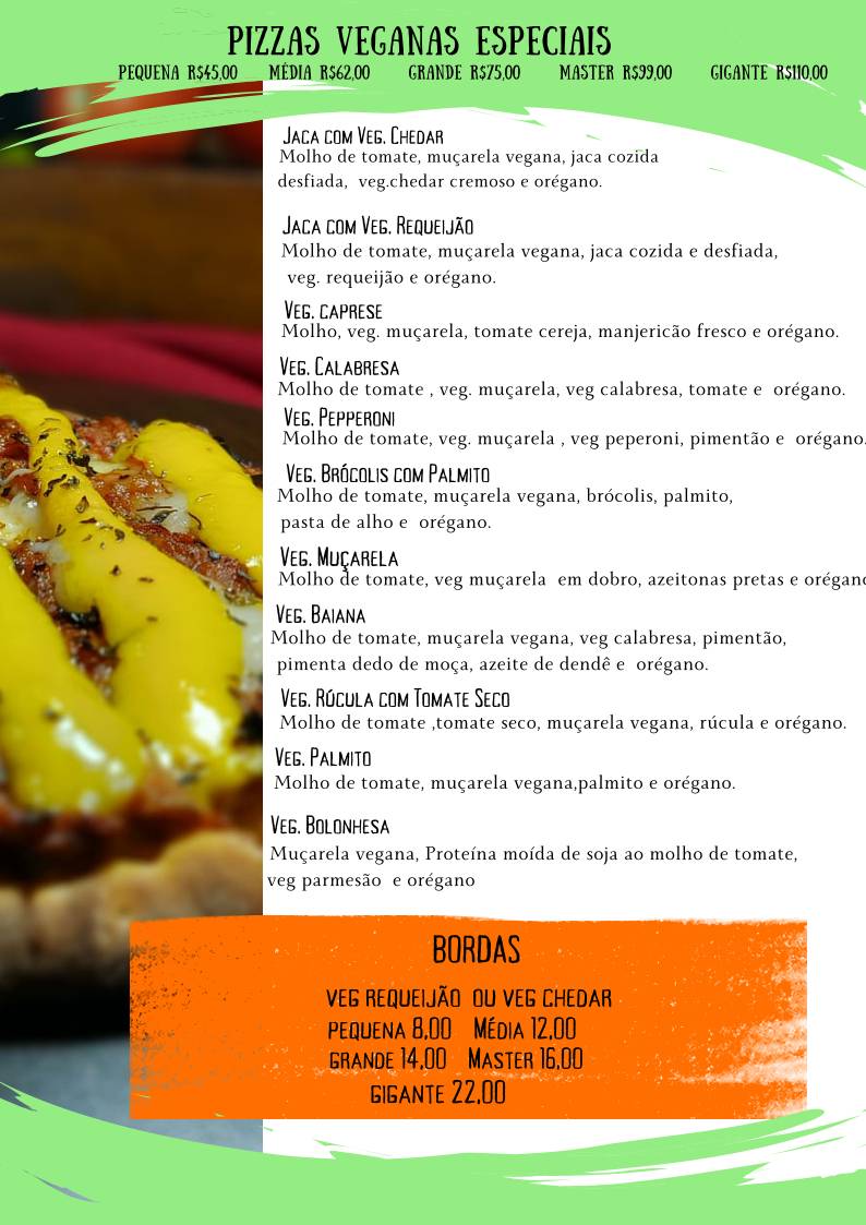 Arthorius Pizzaria cardápio